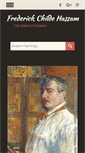 Mobile Screenshot of frederickhassam.org